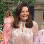 Patricia’s pink metallic maxi dress on Southern Charm