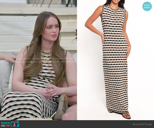 Petal & Pup Maud Sleeveless Knit Maxi Dress worn by Mikayla Matthews on The Secret Lives of Mormon Wives