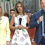 Savannah’s pink sandals on Today