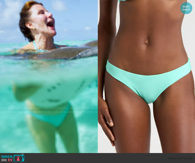 PQ Swim Ruched Hipster Bikini Bottoms worn by Cindy Angelcyk Cullers on The Golden Bachelor