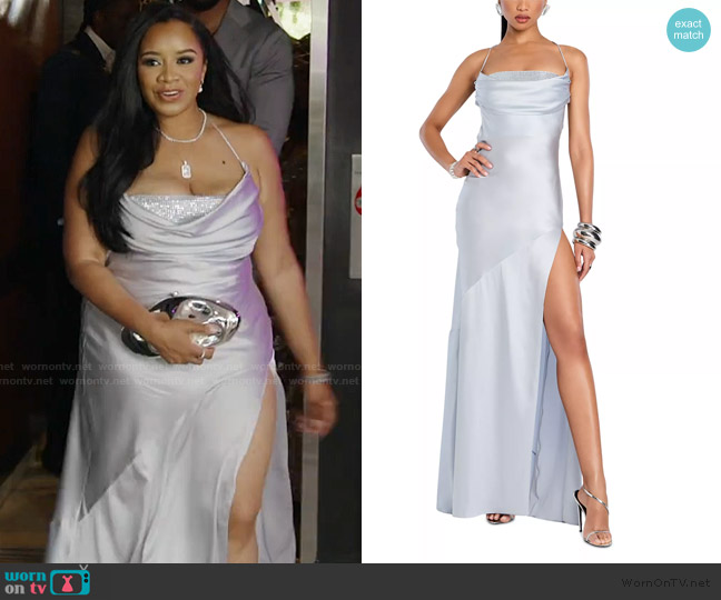 Retrofete Emery Dress worn by Angel Massie on The Real Housewives of Potomac