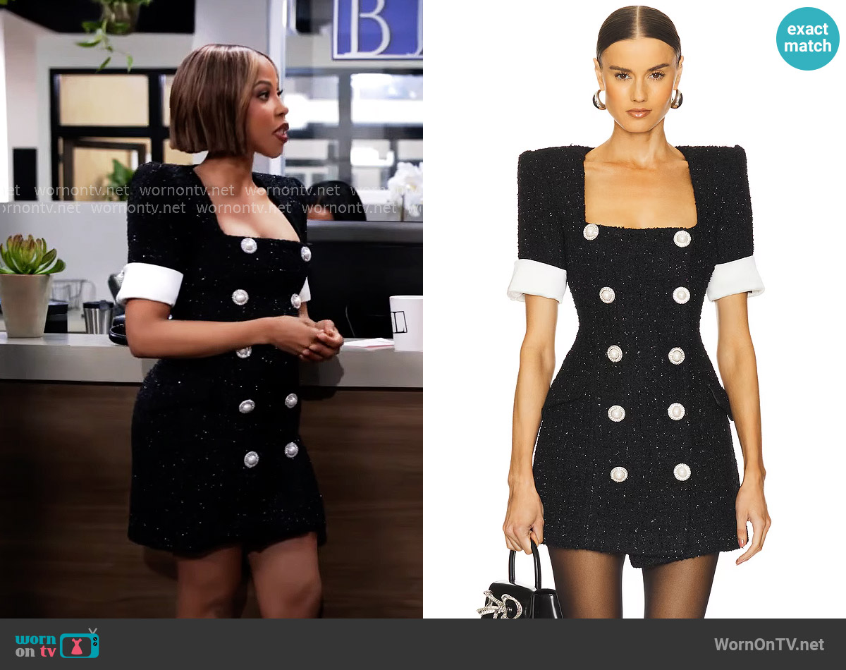 Retrofete Noreen Dress worn by Andrea Barnes (Kj Smith) on Tyler Perrys Sistas