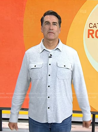 Rob Riggle’s light grey shirt on Today