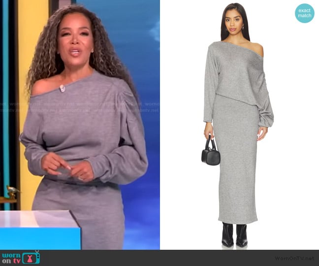 Ronny Kobo Matthieu Jersey Knit Maxi Dress worn by Sunny Hostin on The View