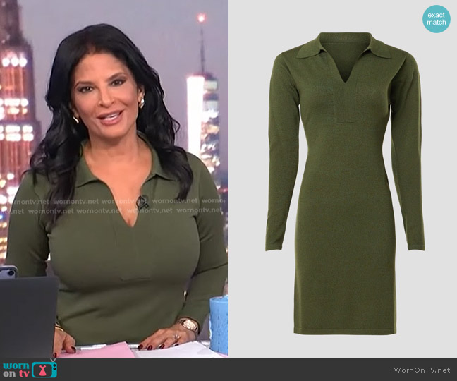 Ronny Kobo Mini Sweater Dress worn by Darlene Rodriguez on Today