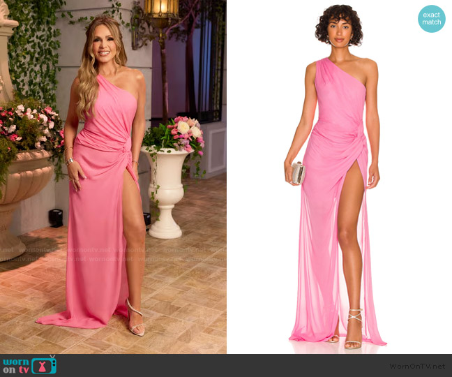 WornOnTV: Tamra's pink one shoulder reunion dress on The Real Housewives of Orange County | Tamra Judge | Clothes and Wardrobe from TV WornOnTV: Tamra's pink one shoulder reunion dress on The Real Housewives of Orange County | Tamra Judge | Clothes and Wardrobe from TV