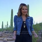 Savannah’s black tie strap dress on Today