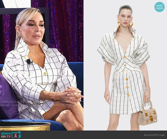 Schiaparelli Corseted Shirt Dress worn by Marysol Patton on Today