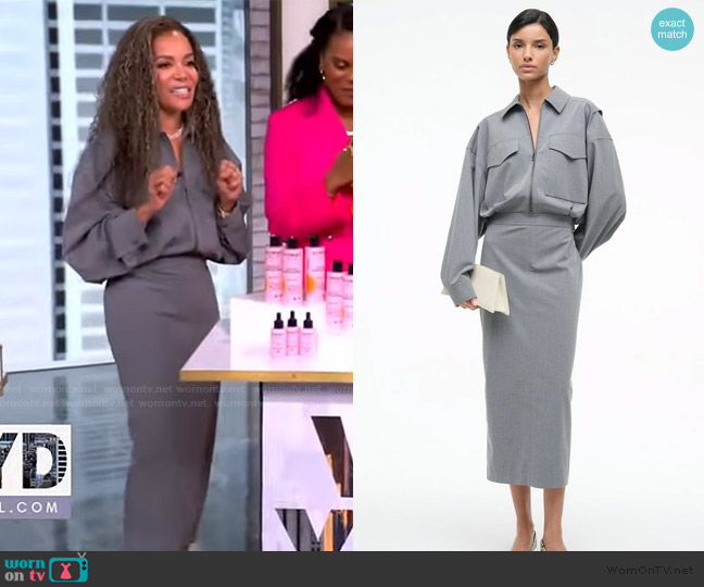 Staud Scout Dress worn by Sunny Hostin on The View