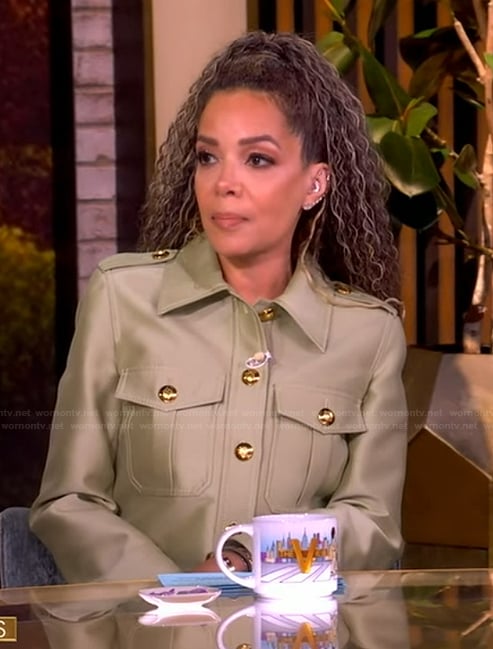 Sunny’s green utility jacket on The View