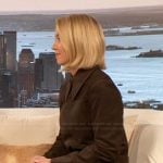Sydney Sweeney’s suede mini dress on The Drew Barrymore Show