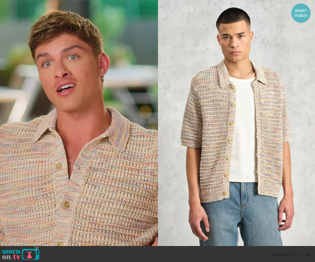 Eames NW Tellaro Short Sleeve Shirt- Multicolor Twist worn by (Austin) on Selling the OC