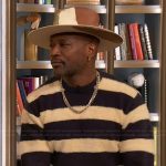 Taye Diggs’ stripe sweater on The Drew Barrymore Show