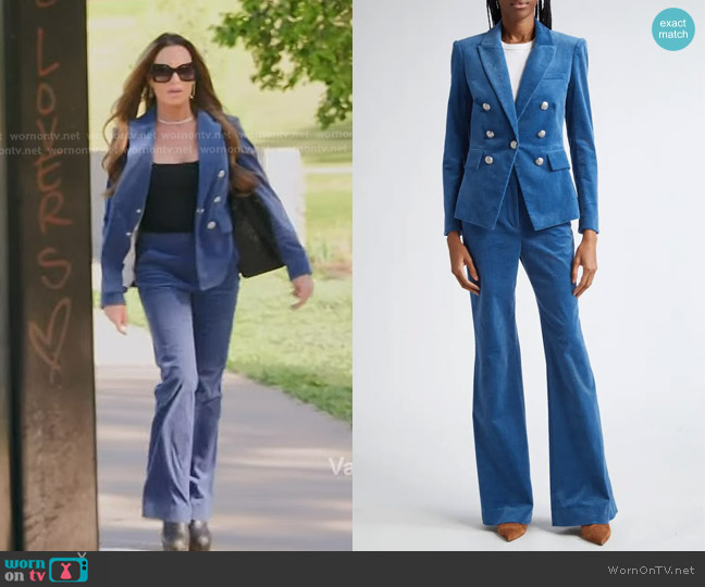 Veronica Beard Lawrence Stretch Corduroy Dickey Jacket worn by Britani Bateman on The Real Housewives of Salt Lake City