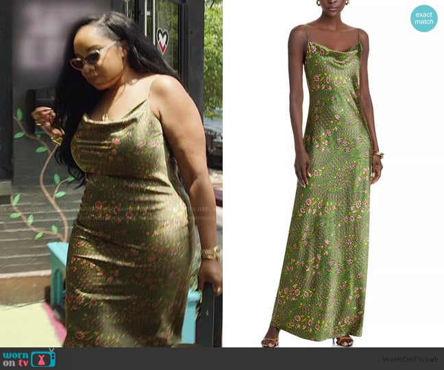 Veronica Beard Madison Dress worn by Angel Massie on The Real Housewives of Potomac