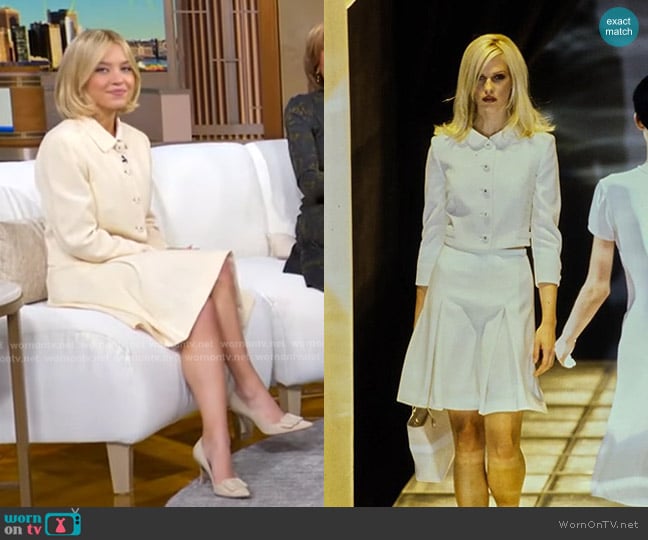 Versace Spring 1996 Collection worn by Sydney Sweeney on Good Morning America