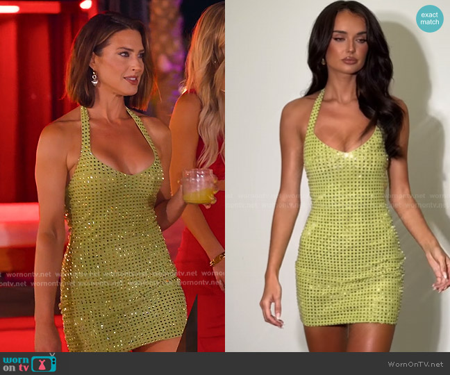 White Fox Little Star Embellished Mini Dress worn by Polly Brindle (Polly Brindle) on Selling the OC