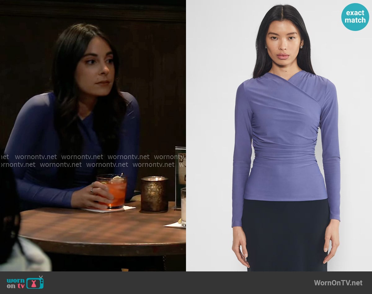 Wilfred Seraphina Longsleeve Top worn by Molly Lansing-Davis (Kristen Vaganos) on General Hospital