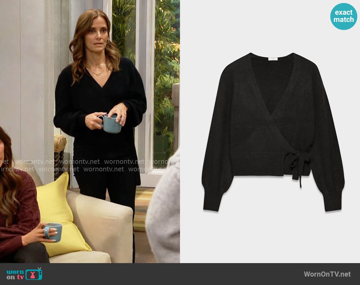 Wilfred SoftSpoke™ Cassidy Sweater worn by Taylor Hayes (Rebecca Budig) on The Bold and the Beautiful