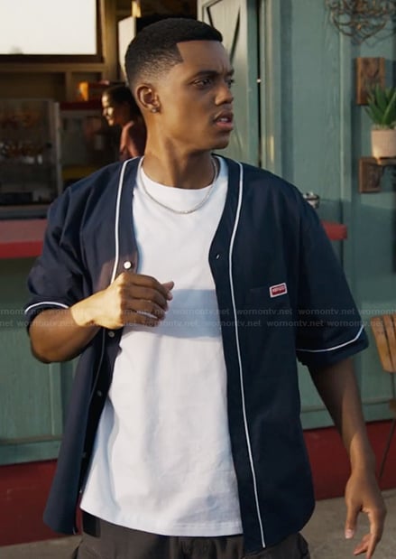 Will’s navy shirt on Bel-Air
