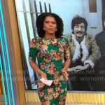 Adriana Diaz’s green floral dress on CBS This Morning