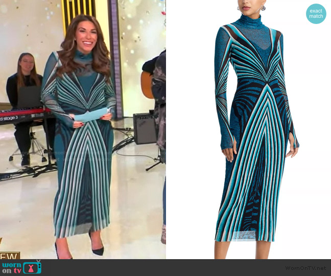 AFRM Shailene Dress worn by Alyssa Farah Griffin on The View
