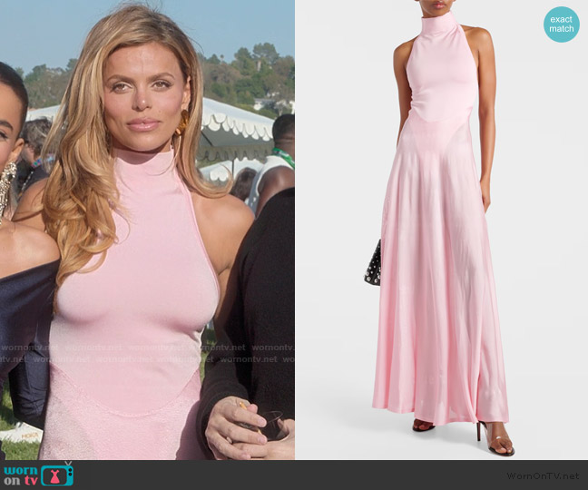 Alaia Turtleneck maxi dress worn by (Brooks Nader) on The Kardashians