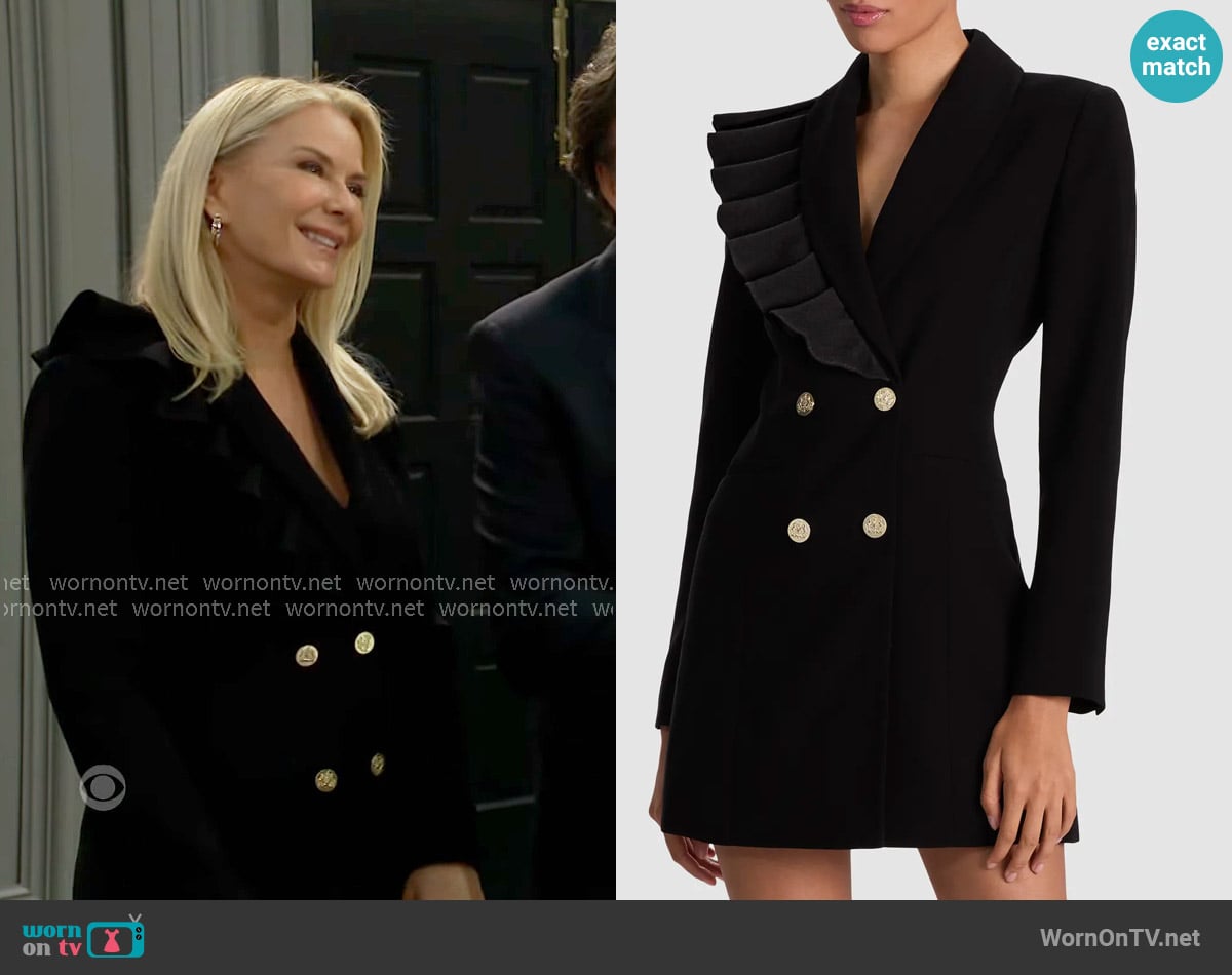 Alice + Olivia Latoya Dress worn by Brooke Logan (Katherine Kelly Lang) on The Bold and the Beautiful