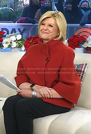 Anne’s red cropped jacket on Today