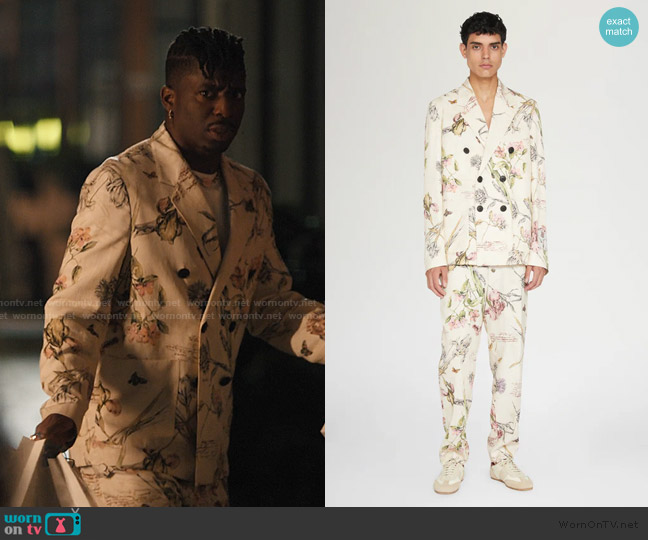 Antonio Marras Corbezzolo Jacket worn by Julien (Samuel Arnold) on Emily in Paris