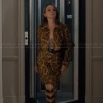 Sylvie’s embellished jacket and skirt on Emily in Paris