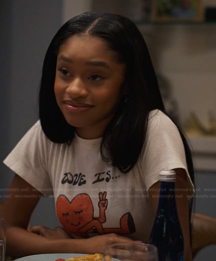 Ashley’s graphic tee on Bel-Air