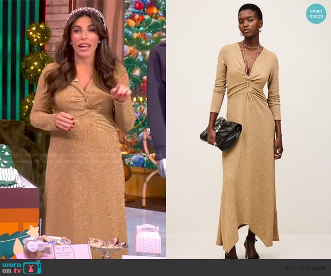 Ba&sh Brady Midi Dress worn by Alyssa Farah Griffin on The View