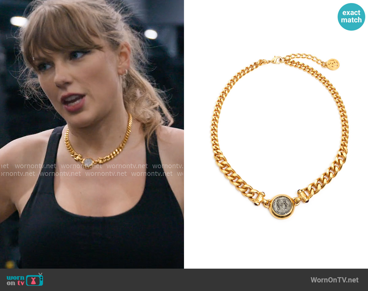 Ben Amun Giovanni Necklace worn by Taylor Swift on The End of an Era