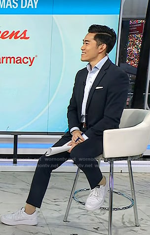 Brian Cheung’s white sneakers on Today