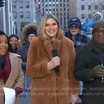 Jenna’s brown fur coat on Today