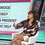 Christine Gutierrez’s floral print shirtdress on Today