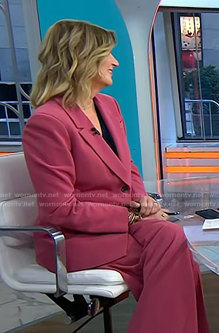 Christine’s pink blazer and pants on Today