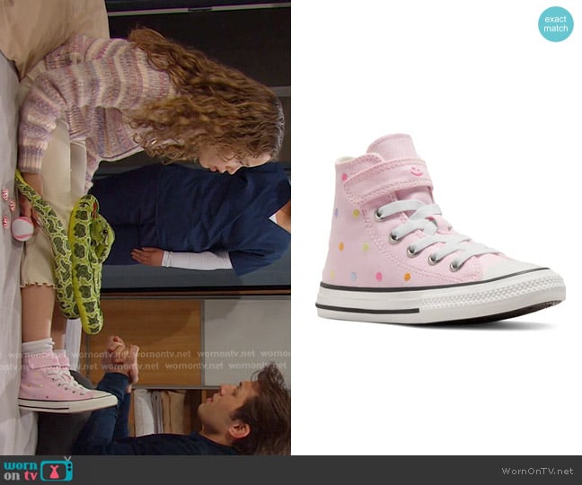 Converse Kids' Chuck Taylor® All Star® 1V High Top Sneaker worn by Rachel Black (Alice Halsey) on Days of our Lives