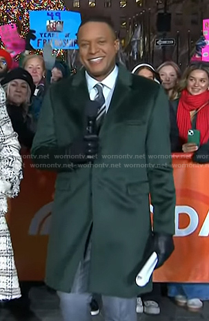 Craig’s green coat on Today