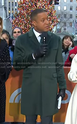 Craig’s green coat on Today