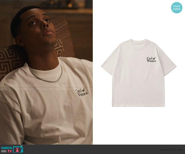 Crcl of Wnnrs Play To Win Scoreboard Tee worn by Will Smith (Jabari Banks) on Bel-Air