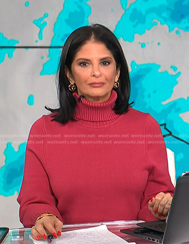 Darlene’s pink sweater dress on Today