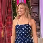 Debbie Gibson’s blue crystal embellished mini dress on Sherri