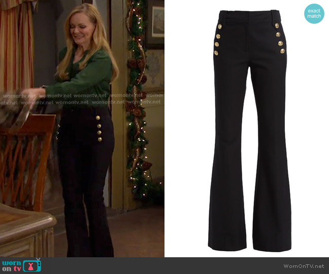 Derek Lam 10 Crosby Robertson Trousers worn by Belle Brady (Martha Madison) on Days of our Lives
