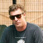 Shep’s graphic tee and sunglasses on Southern Charm