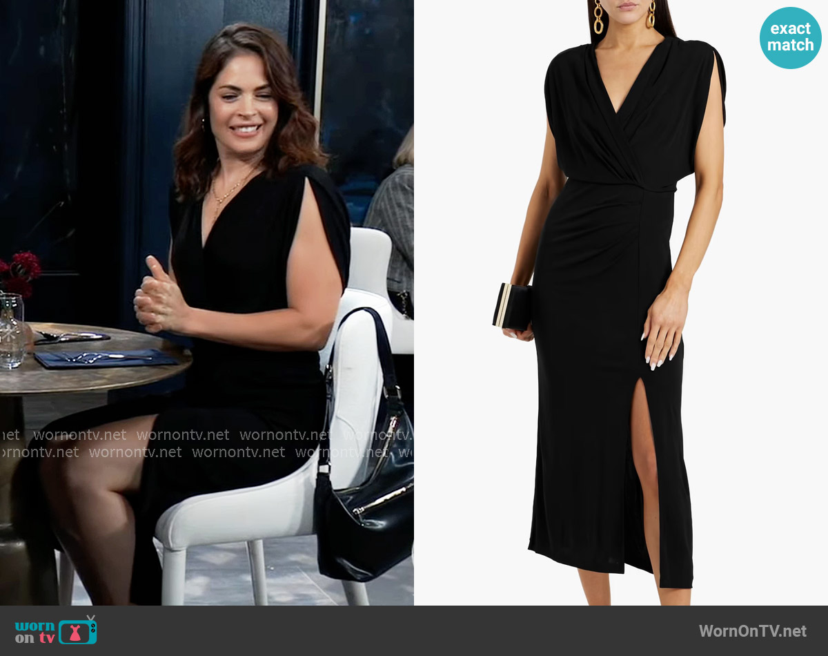 Diane von Furstenberg Williams Dress worn by Britt Westbourne (Kelly Thiebaud) on General Hospital