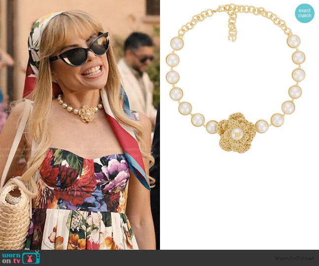 Dolce & Gabbana Bijoux Flower Necklace