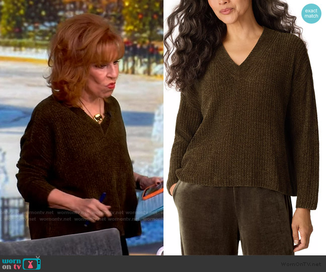Eileen Fisher V Neck Sweater worn by Joy Behar on The View