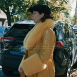 Elsbeth’s yellow leather coat on Elsbeth